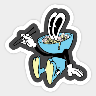 Ramen Head Sticker